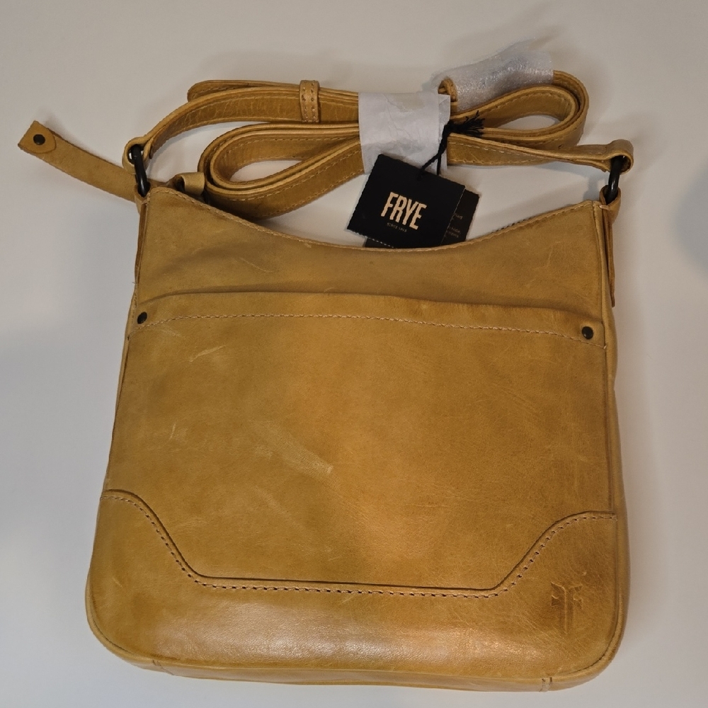 Frye Melissa Swing Leather Bag Color Sunflower